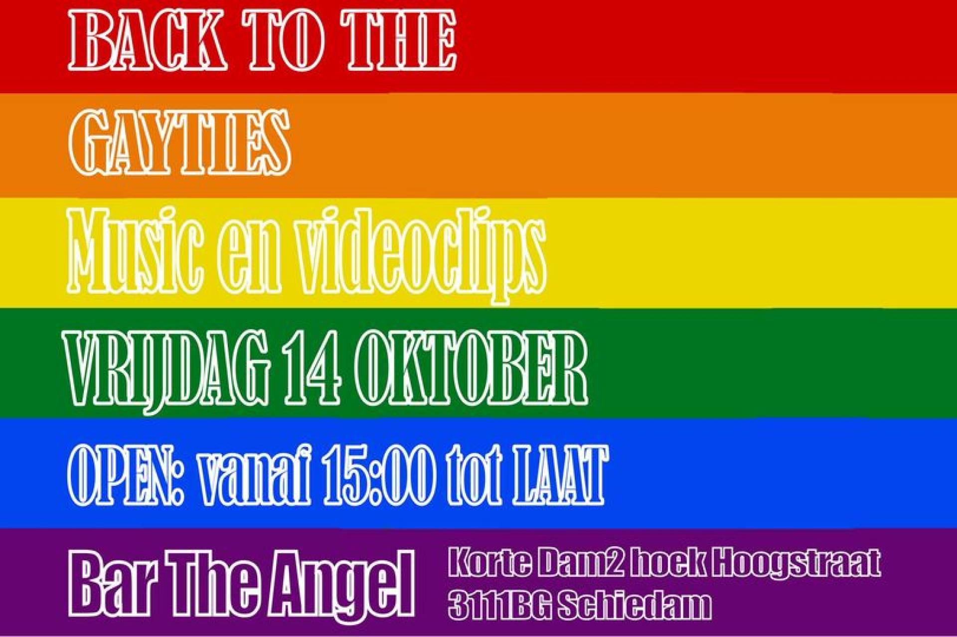 Regenboogweek Schiedam: back to the Gayties