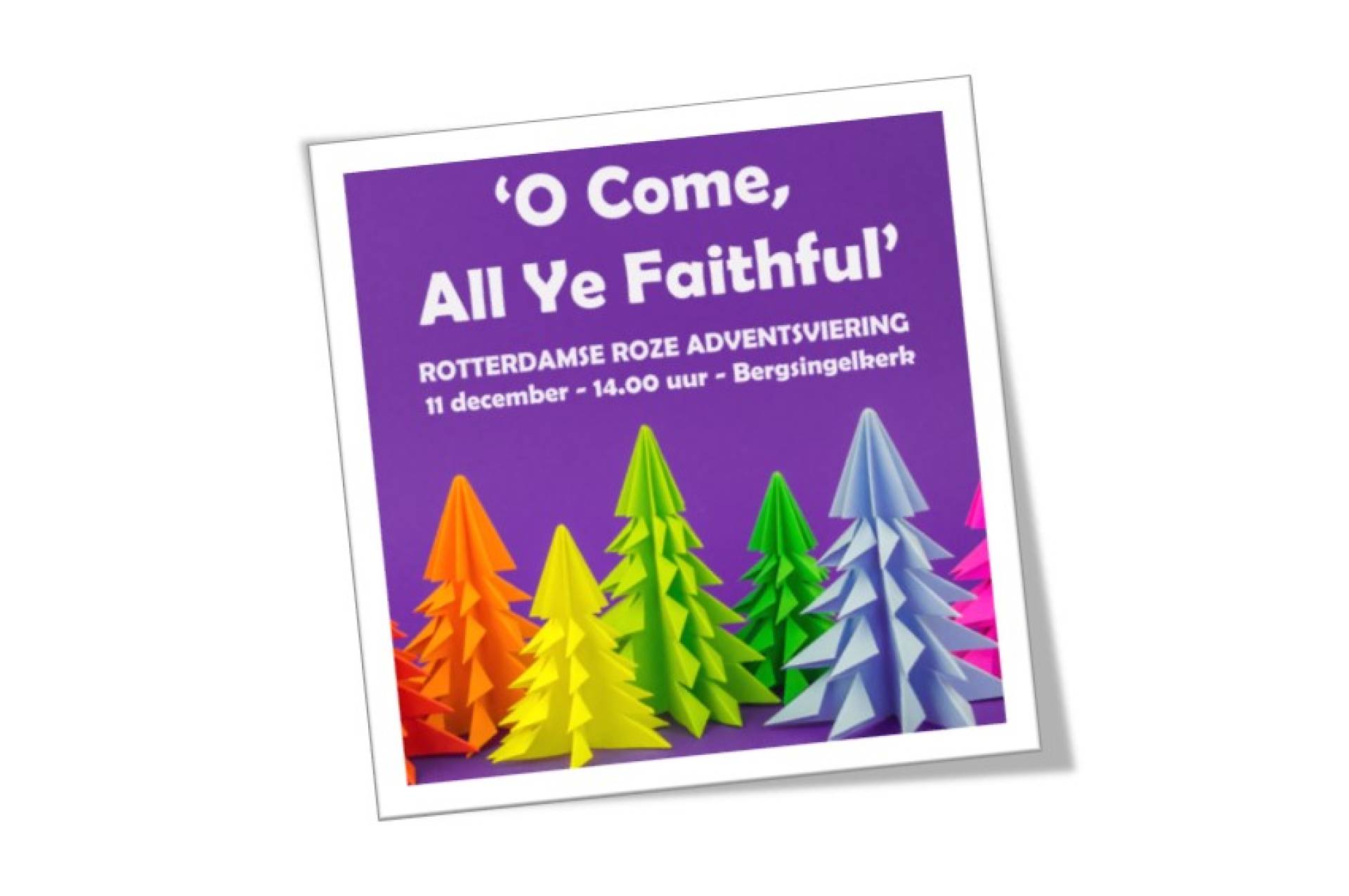 &quot;O come, all ye faithful&quot;